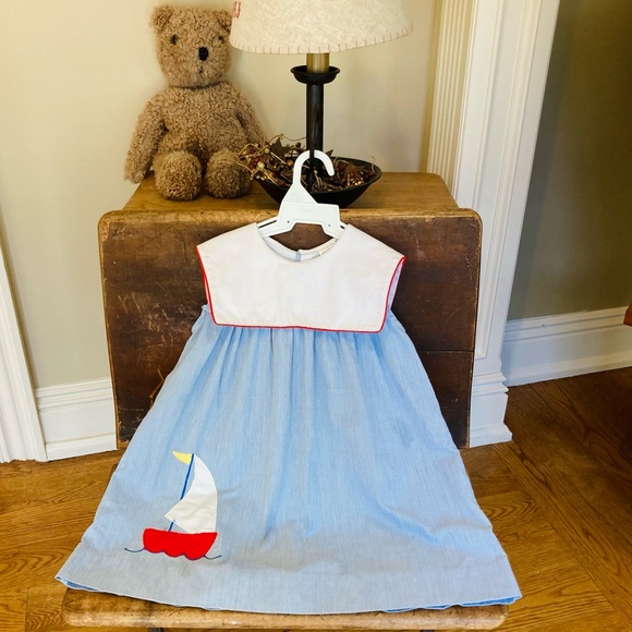 Vintage Sailboat Dress - Picture 2 of 7